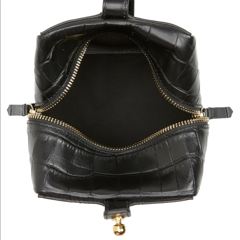 Frame les second cube croc-embossed bag - Picture 4 of 6